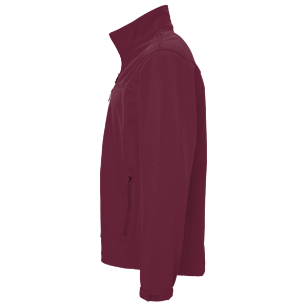 Sport Tek 1/4 Zip Sweatshirt, Maroon, Left Sleeve view