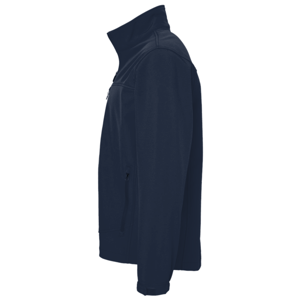 Sport Tek 1/4 Zip Sweatshirt, True Navy, Left Sleeve view