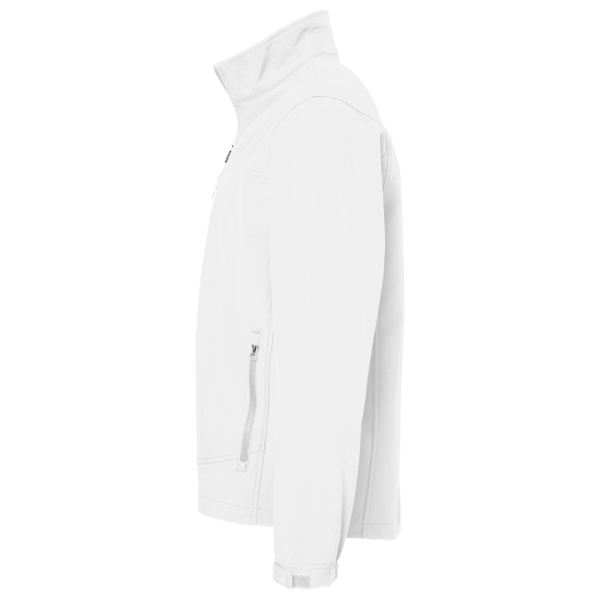 Sport Tek 1/4 Zip Sweatshirt, White, Left Sleeve view