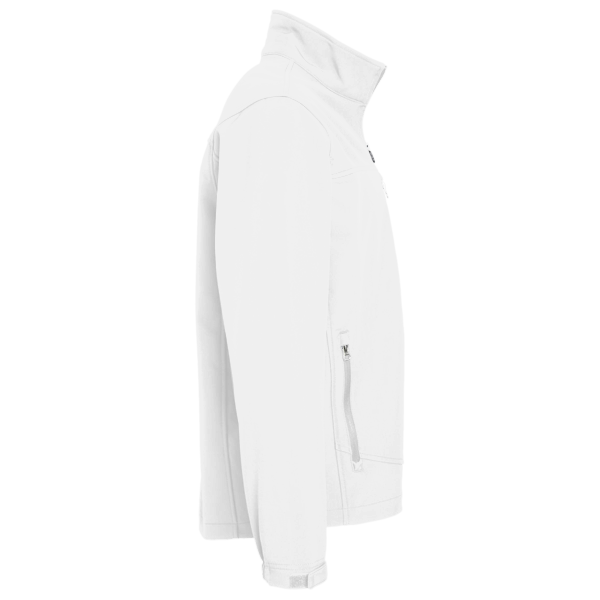 Sport Tek 1/4 Zip Sweatshirt, White, Right Sleeve view