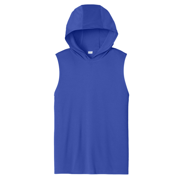 Sport Tek Competitor Sleeveless Hoodie, True Royal, Front view