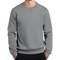 Sport Tek Crewneck Sweatshirt, Vintage Heather, Front view