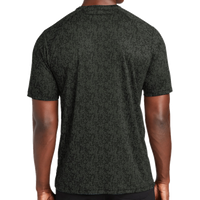 Sport Tek Digi Camo Tee, Black, Back view