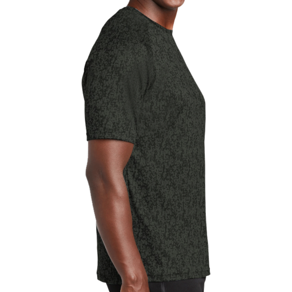 Sport Tek Digi Camo Tee, Black, Right Sleeve view