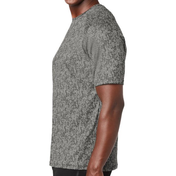 Sport Tek Digi Camo Tee, Grey Concrete, Left Sleeve view