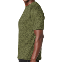 Sport Tek Digi Camo Tee, Olive Drab Green, Left Sleeve view