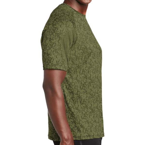 Sport Tek Digi Camo Tee, Olive Drab Green, Right Sleeve view
