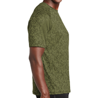Sport Tek Digi Camo Tee, Olive Drab Green, Right Sleeve view