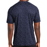 Sport Tek Digi Camo Tee, True Navy, Back view