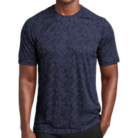 Sport Tek Digi Camo Tee, True Navy, Front view