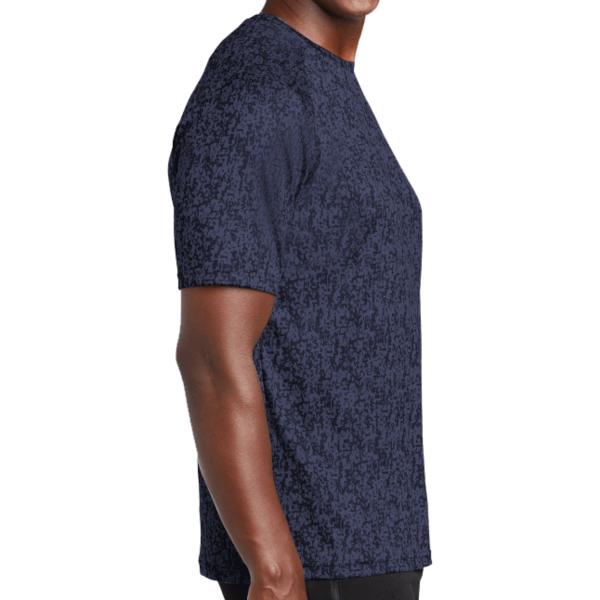 Sport Tek Digi Camo Tee, True Navy, Right Sleeve view
