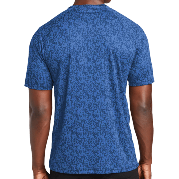 Sport Tek Digi Camo Tee, True Royal, Back view