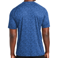 Sport Tek Digi Camo Tee, True Royal, Back view