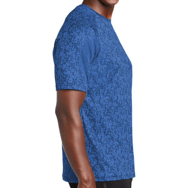 Sport Tek Digi Camo Tee, True Royal, Right Sleeve view