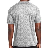 Sport Tek Digi Camo Tee, White, Back view