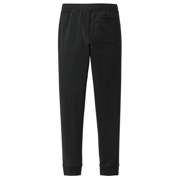 Sport Tek Drive Fleece Jogger, Black, Back view