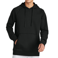 Sport Tek Drive Fleece Pullover Hoodie, Black, Front view
