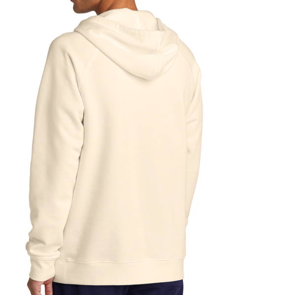 Sport Tek Drive Fleece Pullover Hoodie, Ecru, Back view