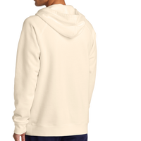 Sport Tek Drive Fleece Pullover Hoodie, Ecru, Back view