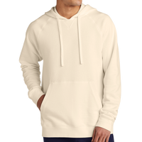 Sport Tek Drive Fleece Pullover Hoodie, Ecru, Front view