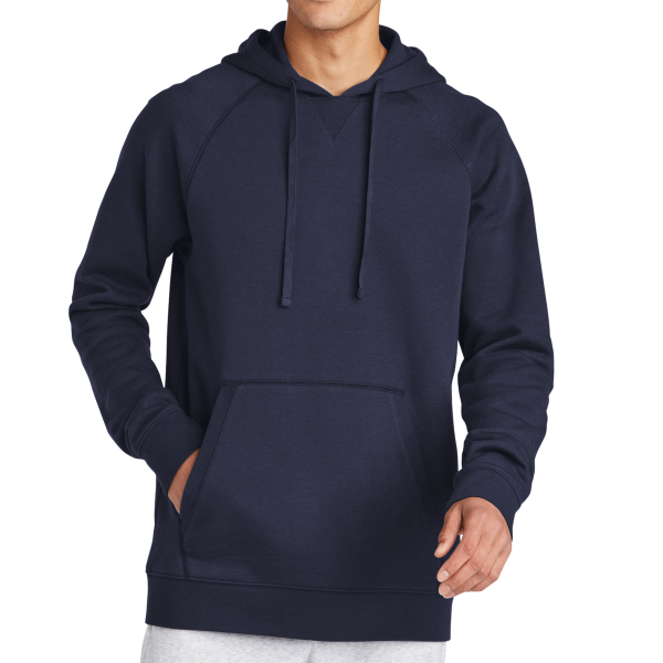 Sport Tek Drive Fleece Pullover Hoodie, True Navy, Front view