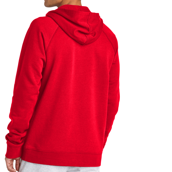 Sport Tek Drive Fleece Pullover Hoodie, True Red, Back view