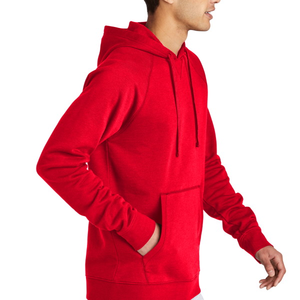 Sport Tek Drive Fleece Pullover Hoodie, True Red, Right Sleeve view