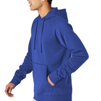 Sport Tek Drive Fleece Pullover Hoodie, True Royal, Left Sleeve view