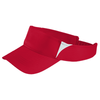 Sport Tek Dry Zone ® Colorblock Visor, True Red / White, Left Side view