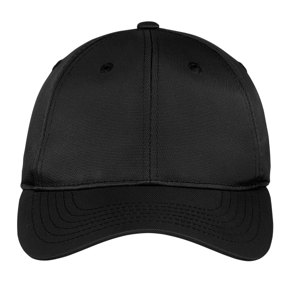 Sport Tek Dry Zone ® Nylon Cap, Black, Hat (Front) view