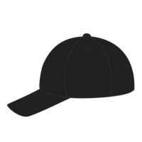Sport Tek Dry Zone ® Nylon Cap, Black, Hat Left view