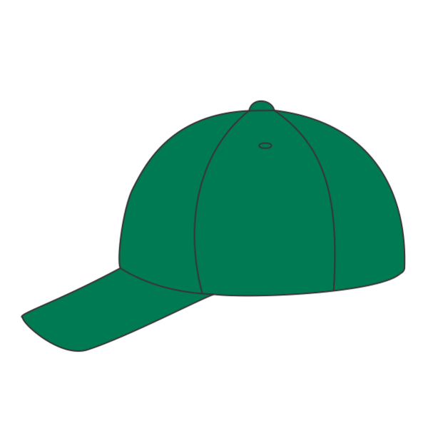 Sport Tek Dry Zone ® Nylon Cap, Kelly Green, Hat Left view