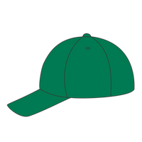 Sport Tek Dry Zone ® Nylon Cap, Kelly Green, Hat Left view
