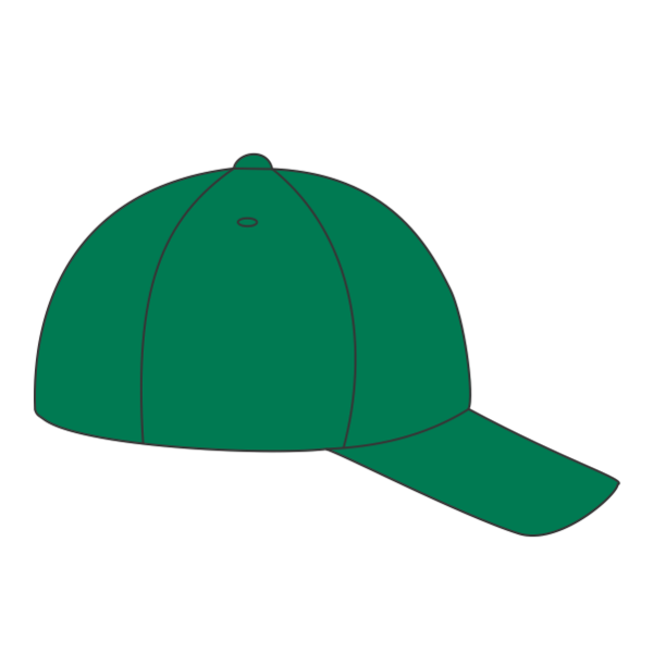 Sport Tek Dry Zone ® Nylon Cap, Kelly Green, Hat Right view