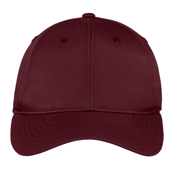 Sport Tek Dry Zone ® Nylon Cap, Maroon, Hat (Front) view
