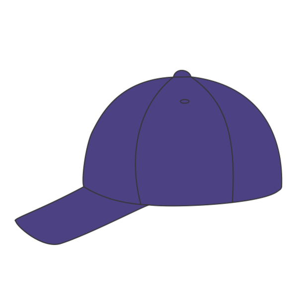 Sport Tek Dry Zone ® Nylon Cap, Purple, Hat Left view