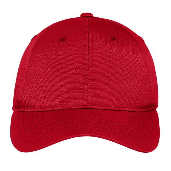 Sport Tek Dry Zone ® Nylon Cap, True Red, Hat (Front) view