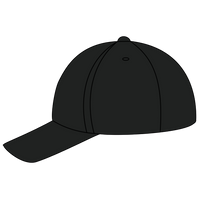 Sport Tek Dry Zone ® Nylon Colorblock Cap, Black / True Red, Left Side view