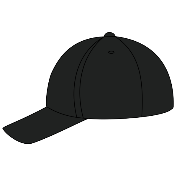 Sport Tek Dry Zone ® Nylon Colorblock Cap, Black / White, Left Side view