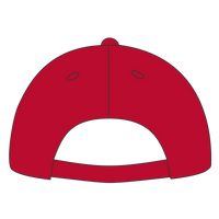 Sport Tek Dry Zone ® Nylon Colorblock Cap, True Red / White, Back view