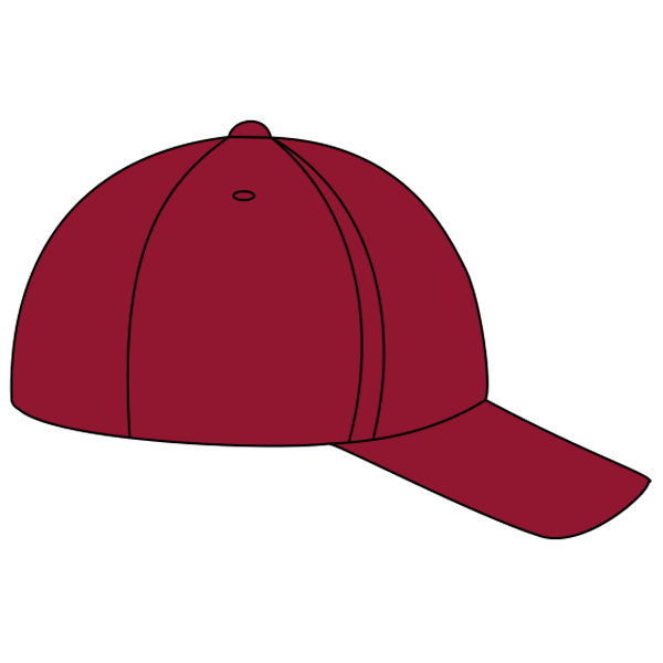 Sport Tek Dry Zone ® Nylon Colorblock Cap, True Red / White, Right Side view