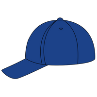 Sport Tek Dry Zone ® Nylon Colorblock Cap, True Royal / White, Left Side view