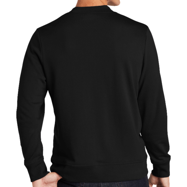 Sport Tek Lightweight French Terry Bomber, Black, Back view