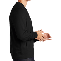 Sport Tek Lightweight French Terry Bomber, Black, Right Sleeve view
