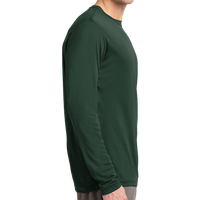 Sport Tek Long Sleeve PosiCharge ® Competitor Tee, Forest Green, Right Sleeve view