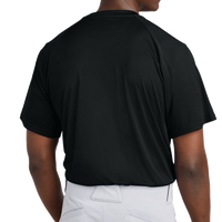 Sport Tek PosiCharge ® Competitor 2 Button Henley, Black, Back view