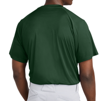 Sport Tek PosiCharge ® Competitor 2 Button Henley, Forest Green, Back view