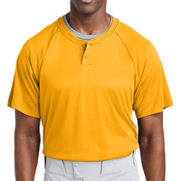 Sport Tek PosiCharge ® Competitor 2 Button Henley, Gold, Front view