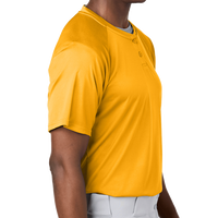 Sport Tek PosiCharge ® Competitor 2 Button Henley, Gold, Right Sleeve view