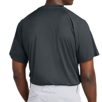 Sport Tek PosiCharge ® Competitor 2 Button Henley, Iron Grey, Back view